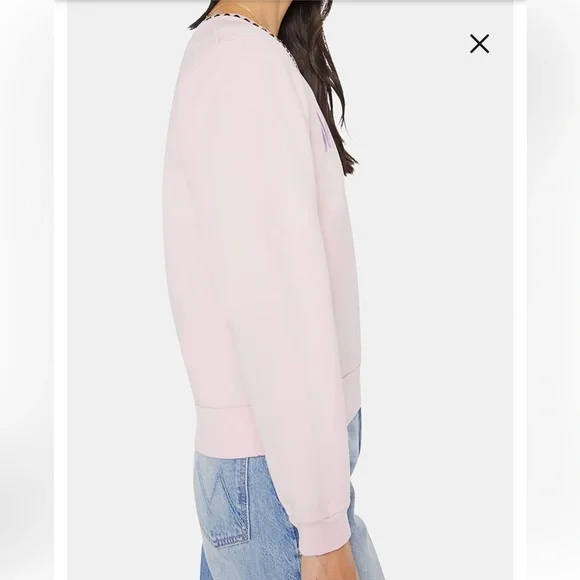 MOTHER NEW The Camper Stud Sweatshirt Size Small - Picture 3 of 10